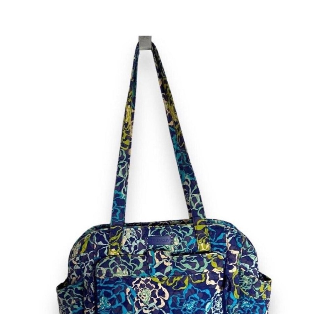 Rare retired print vintage Vera Bradley Mediterranean Blue Diaper Bag